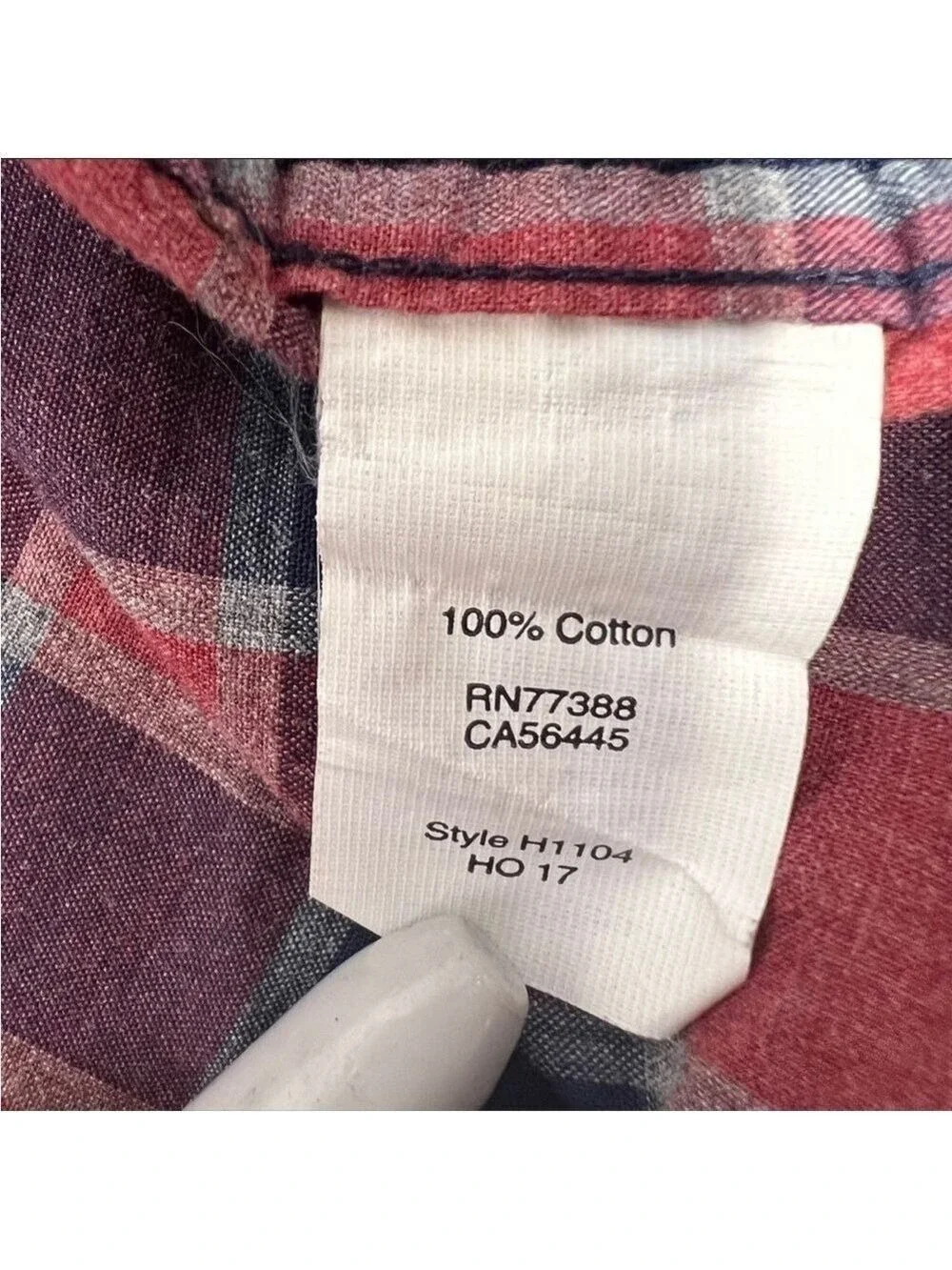 J Crew Men’s Long Sleeves Buttons Down Slim Plaid Heather Cotton Shirt Size M